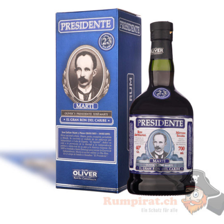Rum Presidente Marti 23 Jahre