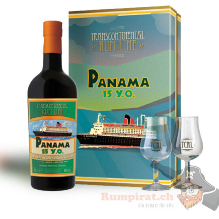 Rum - Panama (15 Jahre) Glas Set - Transcontinental Rum Line