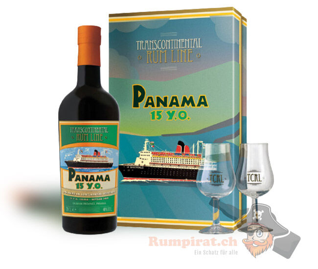 Rum - Panama (15 Jahre) Glas Set - Transcontinental Rum Line Rum - Panama (15 Jahre) Glas Set - Transcontinental Rum Line