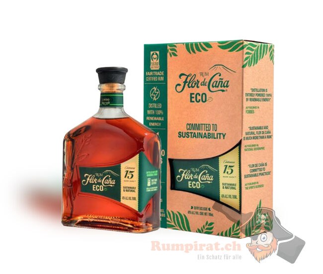 Rum-Flor-De-Cana-15-Jahre-eco Flor de Caña (15 Jahre) ECO